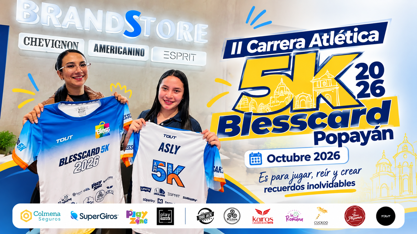 Corredores en Carrera Atlética Blesscard