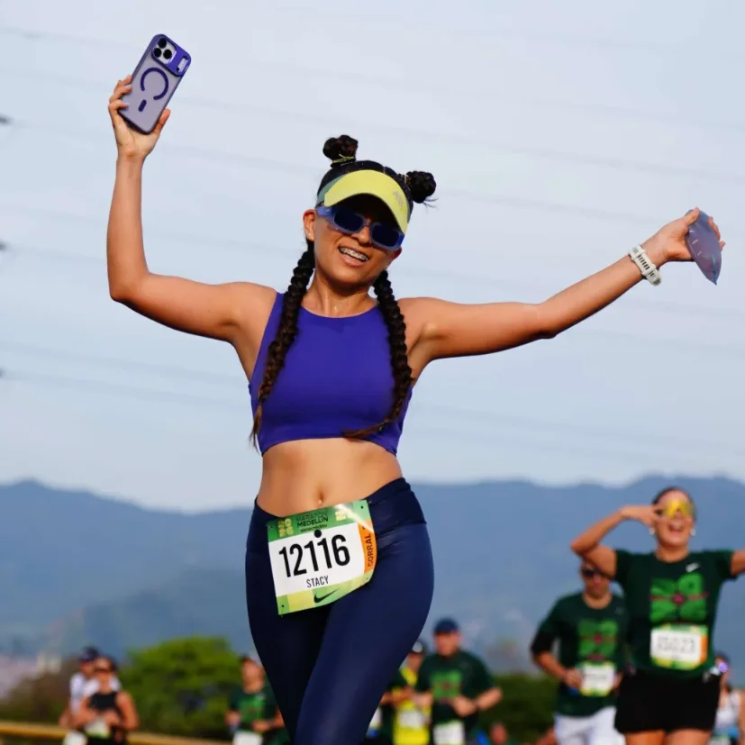 Foto de quien corrió Maratón Medellín