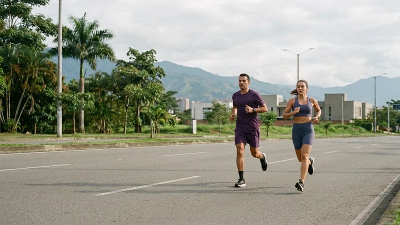 Corredores en Maratón Medellín