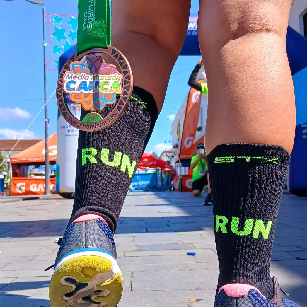 Fotografía compartida por quien corrió Media Maratón del Cauca