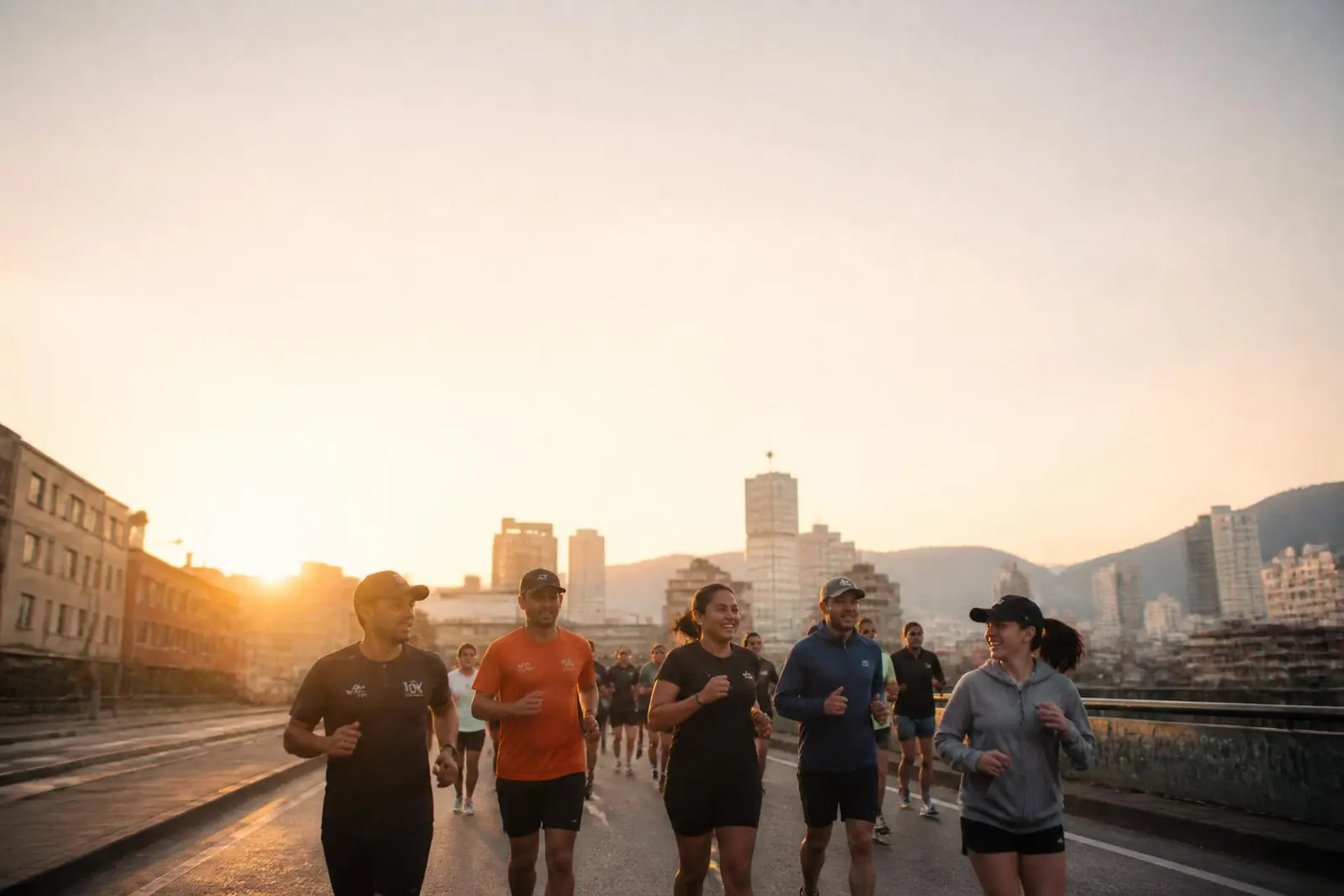 Fotografía compartida por quien corrió Media Maratón de Bogotá